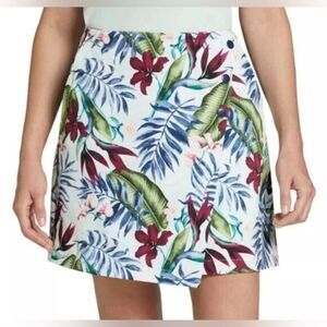 NWT Walter Lady Hagen Women’s White Palm Golf Tennis Skort Pockets - Size 2